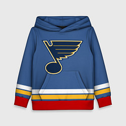 Толстовка-худи детская Сент-Луис Блюз Форма1, цвет: 3D-красный
