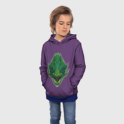 Толстовка-худи детская Вайпер Dota 2, цвет: 3D-синий — фото 2