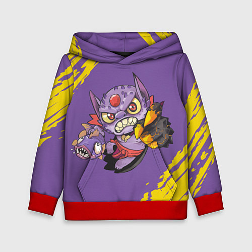 Детская толстовка Лион Dota 2 / 3D-Красный – фото 1