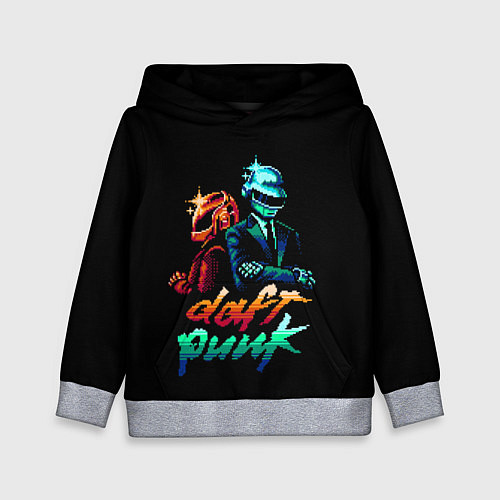 Детская толстовка Daft Punk / 3D-Меланж – фото 1