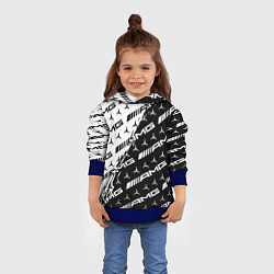 Толстовка-худи детская MERCEDES BENZ AMG, цвет: 3D-синий — фото 2