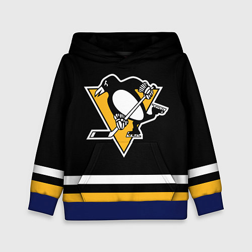 Детская толстовка Питтсбург Пингвинз Форма1 / 3D-Синий – фото 1