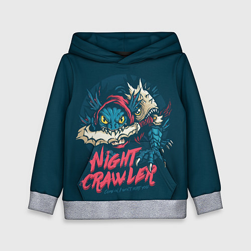 Детская толстовка Night Crawler Dota 2 / 3D-Меланж – фото 1