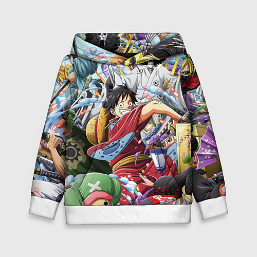 Детская толстовка ONE PIECE ВАН ПИС / 3D-Белый – фото 1