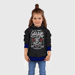 Толстовка-худи детская Gas Monkey Garage, цвет: 3D-синий — фото 2
