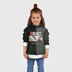 Толстовка-худи детская Rust Мамкин Рейдер Раст, цвет: 3D-белый — фото 2