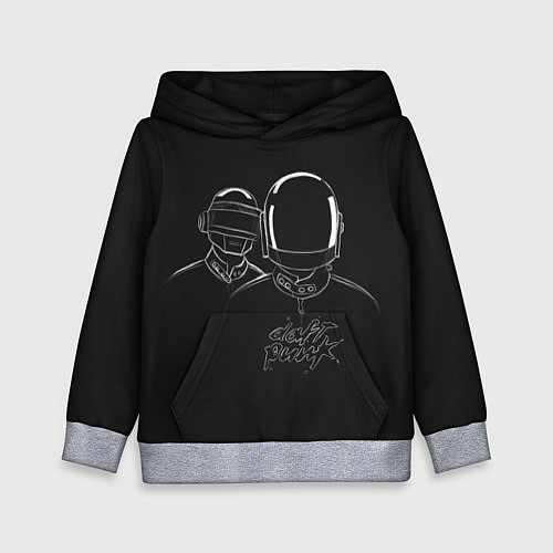 Детская толстовка Daft Punk / 3D-Меланж – фото 1