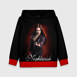 Толстовка-худи детская NIGHTWISH, цвет: 3D-красный