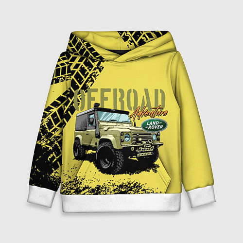 Детская толстовка LAND ROVER / 3D-Белый – фото 1