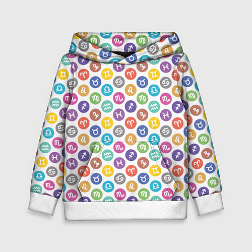 Детская толстовка Знаки Зодиака / 3D-Белый – фото 1
