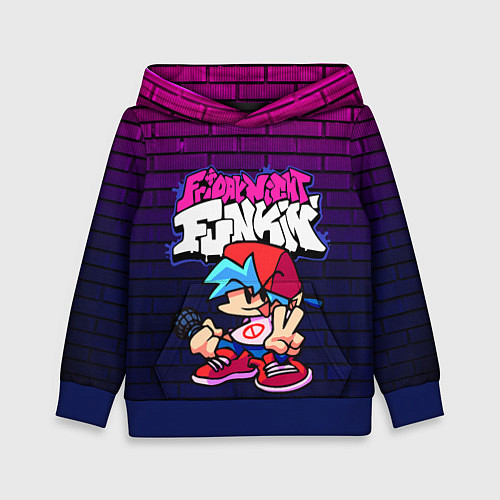 Детская толстовка FRIDAY NIGHT FUNKIN / 3D-Синий – фото 1