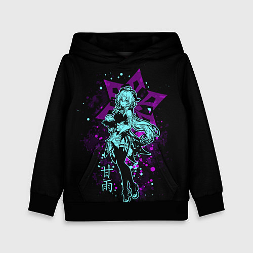 Детская толстовка GENSHIN IMPACT, ГАНЬ Ю / 3D-Черный – фото 1