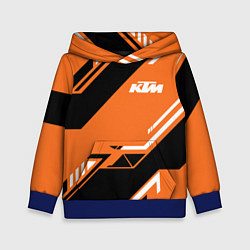 Толстовка-худи детская KTM КТМ SPORT, цвет: 3D-синий