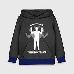 Толстовка-худи детская Френдли DayZ, цвет: 3D-синий