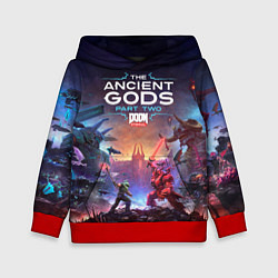 Толстовка-худи детская DOOM Eternal: The Ancient Gods, цвет: 3D-красный