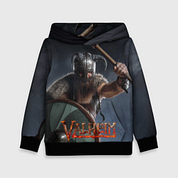 Толстовка-худи детская Viking Valheim, цвет: 3D-черный