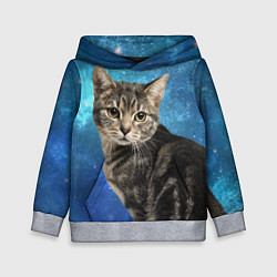 Детская толстовка Кот Космос
