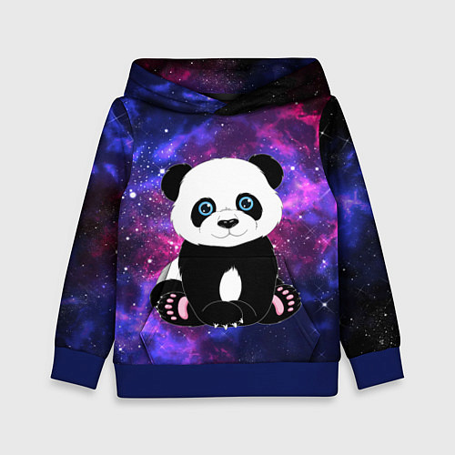 Детская толстовка Space Panda / 3D-Синий – фото 1