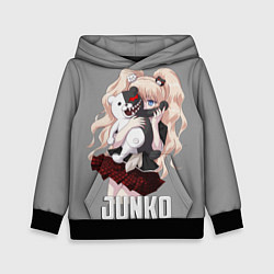 Толстовка-худи детская MONOKUMA JUNKO, цвет: 3D-черный