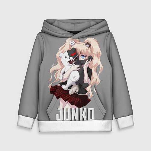 Детская толстовка MONOKUMA JUNKO / 3D-Белый – фото 1