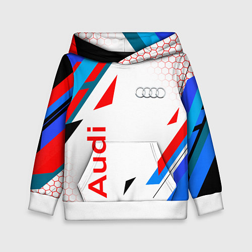 Детская толстовка AUDI АУДИ SPORT / 3D-Белый – фото 1