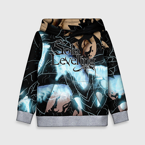 Детская толстовка Solo leveling / 3D-Меланж – фото 1