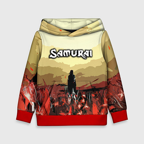 Детская толстовка SAMURAI PROJECT RED / 3D-Красный – фото 1