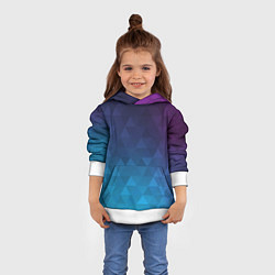 Толстовка-худи детская BASTERIA, цвет: 3D-белый — фото 2