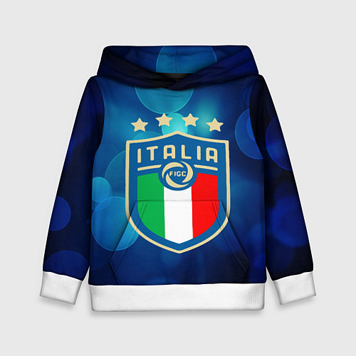 Детская толстовка Сборная Италии / 3D-Белый – фото 1