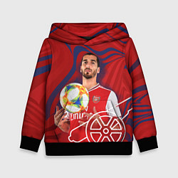 Толстовка-худи детская Henrikh Mkhitaryan Arsenal, цвет: 3D-черный