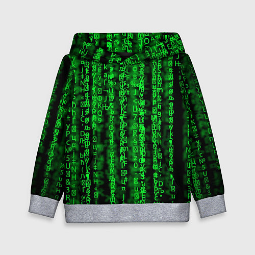 Детская толстовка Программная ошибка Баг 3D / 3D-Меланж – фото 1
