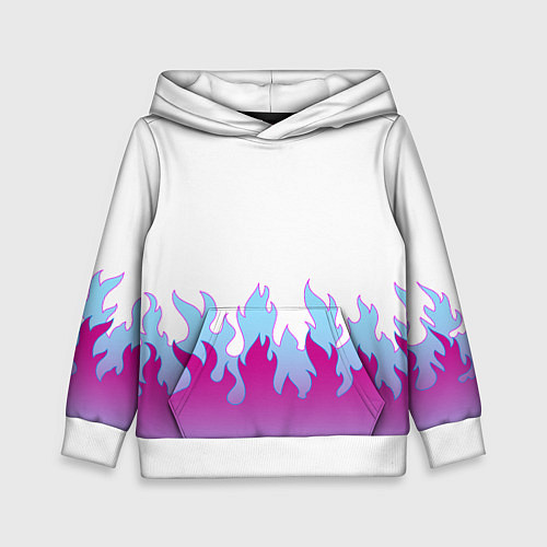 Детская толстовка ПЛАМЯ 1 0 / 3D-Белый – фото 1