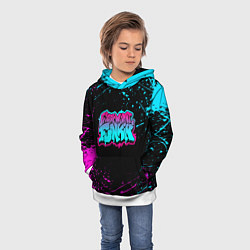 Толстовка-худи детская FRIDAY NIGHT FUNKIN NEON, цвет: 3D-белый — фото 2