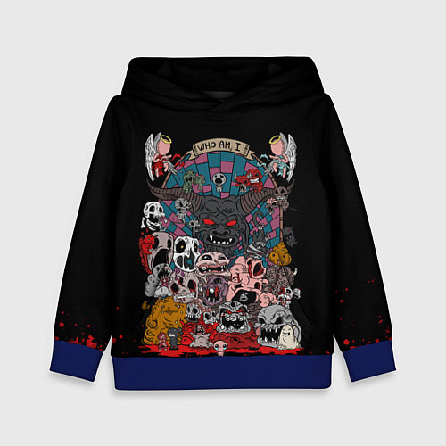 Детская толстовка Кто я / 3D-Синий – фото 1