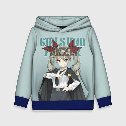 Детская толстовка Girls und Panzer / 3D-Синий – фото 1