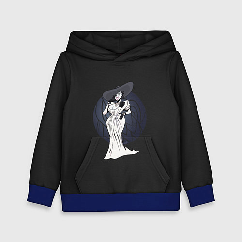 Детская толстовка Resident Evil Lady Dimitrescu / 3D-Синий – фото 1