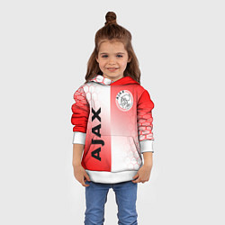 Толстовка-худи детская FC AJAX AMSTERDAM ФК АЯКС, цвет: 3D-белый — фото 2