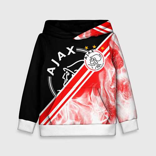 Детская толстовка FC AJAX AMSTERDAM ФК АЯКС / 3D-Белый – фото 1