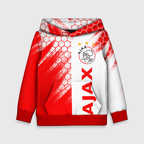 Детская толстовка FC AJAX AMSTERDAM ФК АЯКС / 3D-Красный – фото 1