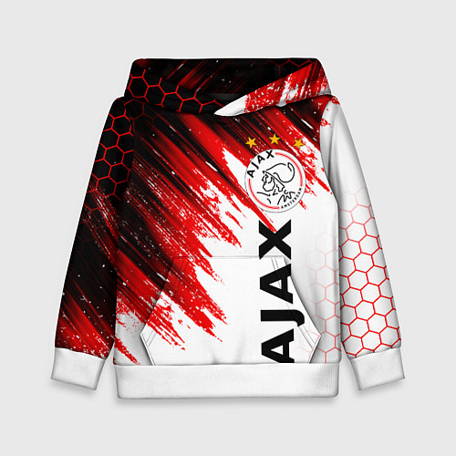 Детская толстовка FC AJAX AMSTERDAM ФК АЯКС / 3D-Белый – фото 1