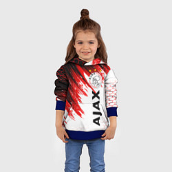Толстовка-худи детская FC AJAX AMSTERDAM ФК АЯКС, цвет: 3D-синий — фото 2