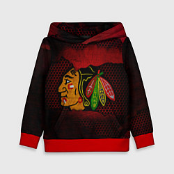 Толстовка-худи детская CHICAGO NHL, цвет: 3D-красный