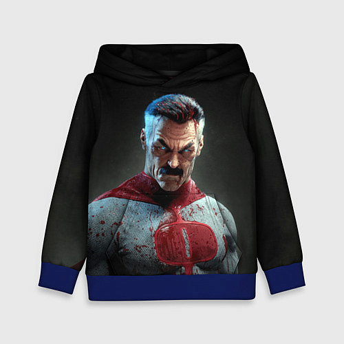 Детская толстовка Омнимен / 3D-Синий – фото 1