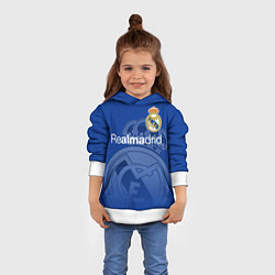 Толстовка-худи детская REAL MADRID РЕАЛ МАДРИД, цвет: 3D-белый — фото 2