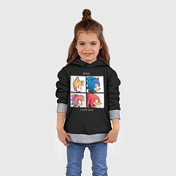 Толстовка-худи детская Ringz band, цвет: 3D-меланж — фото 2