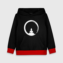 Толстовка-худи детская Zen Comprehension, цвет: 3D-красный