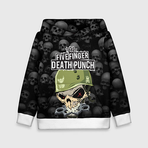 Детская толстовка Five Finger Death Punch 5FDP Z / 3D-Белый – фото 1