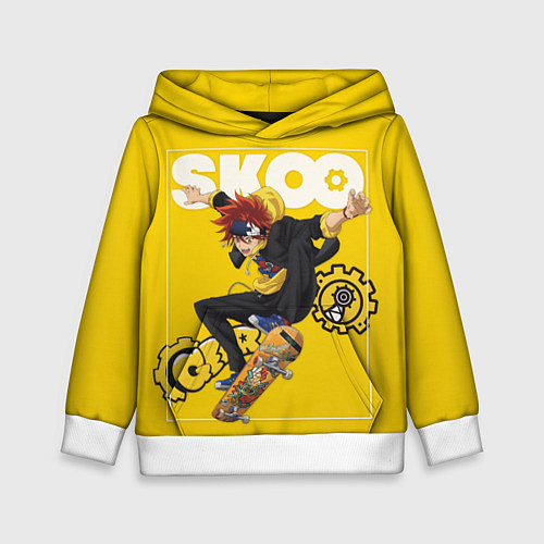 Детская толстовка SK8 the Infinity, Реки Кян / 3D-Белый – фото 1