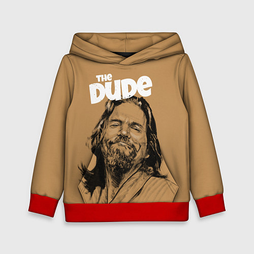 Детская толстовка The Big Lebowski Dude / 3D-Красный – фото 1