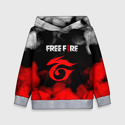Толстовка-худи детская Free Fire ? Фри Фаер, цвет: 3D-меланж